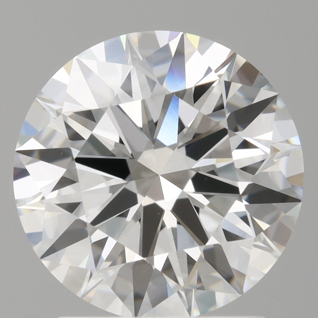 2.03 Carat Round Shaped, Ideal Cut, E Color, VVS2 Clarity, IGI Certified Lab Grown Diamond
