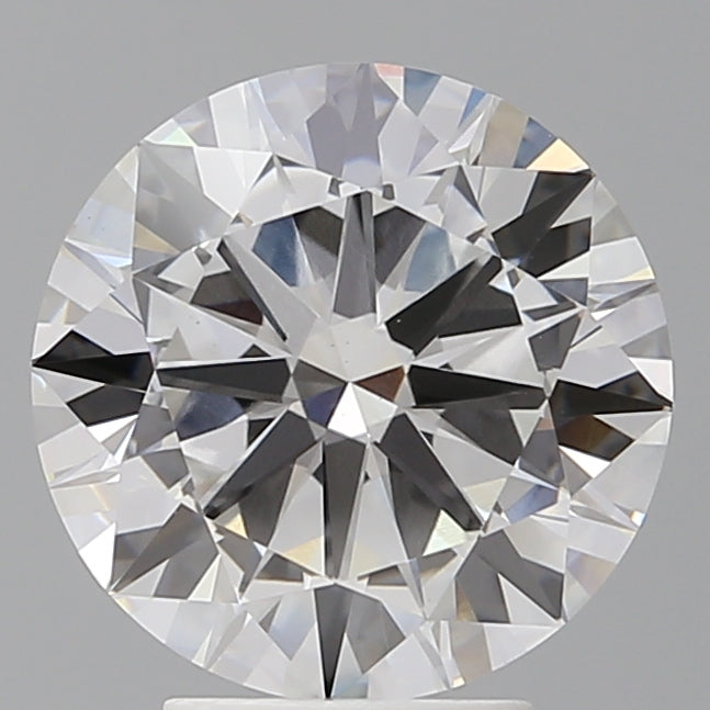 4.04 Carat Round Shaped, Excellent Cut, E Color, VVS2 Clarity, IGI Certified Lab Grown Diamond