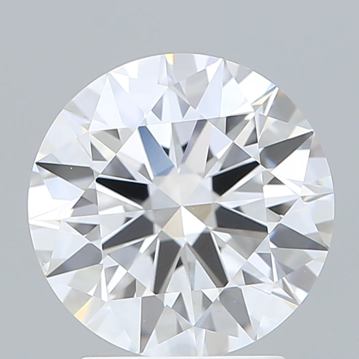 2.60 Carat Round Shaped, Ideal Cut, D Color, VVS2 Clarity, IGI Certified Lab Grown Diamond