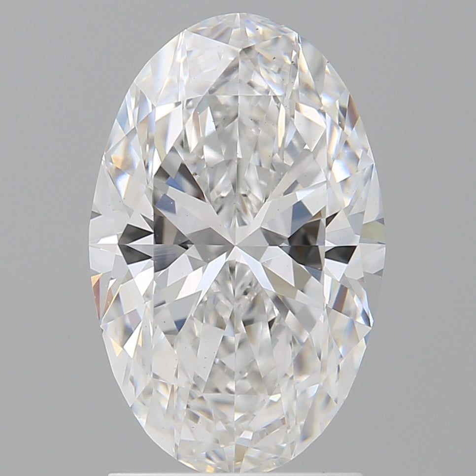 2.10 Carat Oval Shaped, Ideal Cut, E Color, VS1 Clarity, IGI Certified Lab Grown Diamond