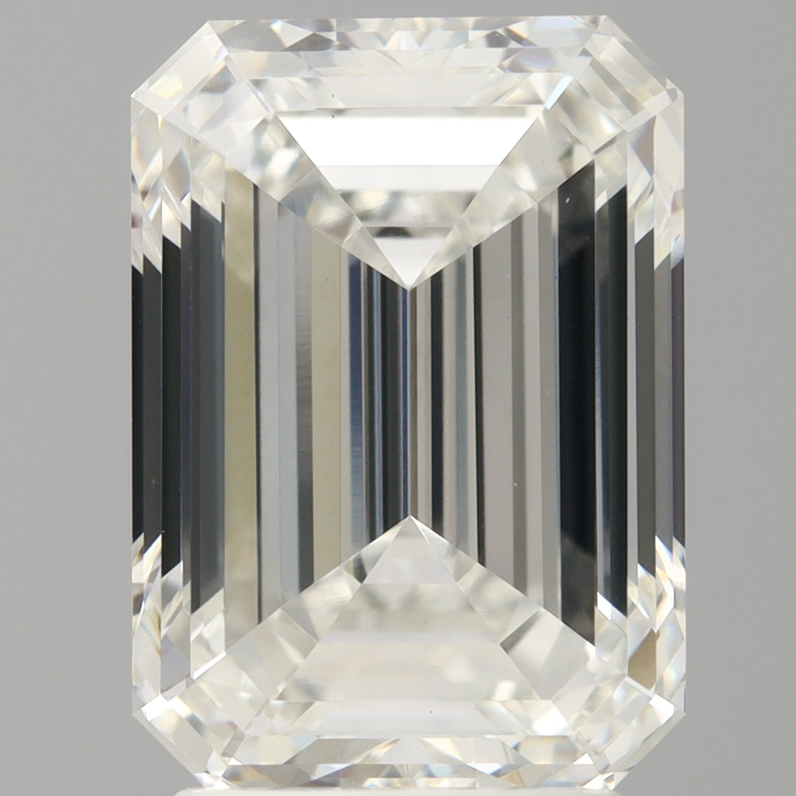3.51 Carat Emerald Shaped, Ideal Cut, F Color, VVS2 Clarity, IGI Certified Lab Grown Diamond