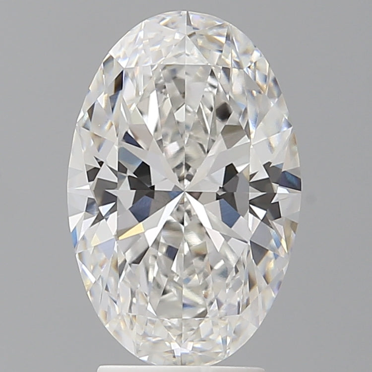3.51 Carat Oval Shaped, Ideal Cut, F Color, VVS2 Clarity, IGI Certified Lab Grown Diamond