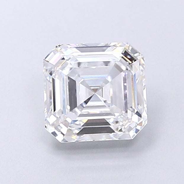 2.34 Carat Asscher Shaped, Very Good Cut, D Color, VVS2 Clarity, IGI Certified Lab Grown Diamond