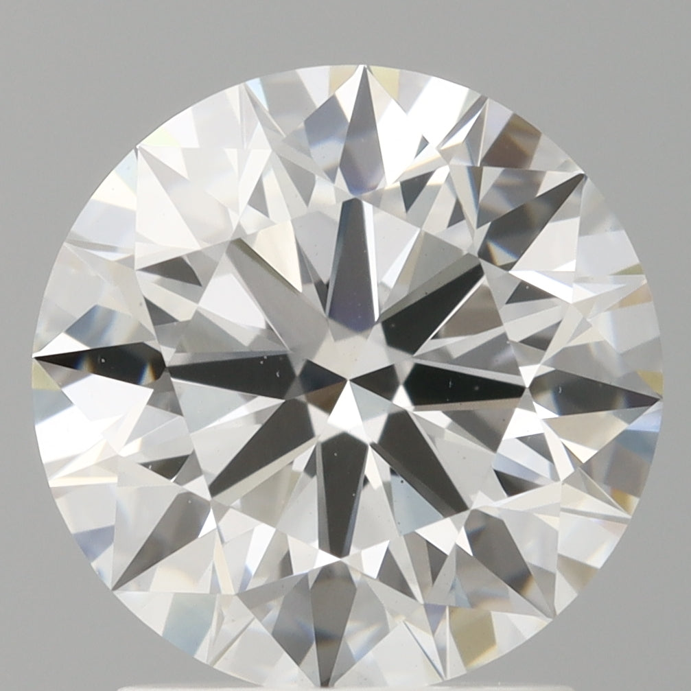 2.06 Carat Round Shaped, Ideal Cut, F Color, VVS2 Clarity, IGI Certified Lab Grown Diamond