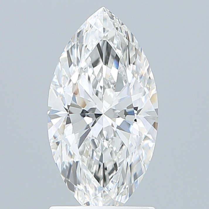 1.61 Carat Marquise Shaped, Ideal Cut, E Color, VVS2 Clarity, IGI Certified Lab Grown Diamond