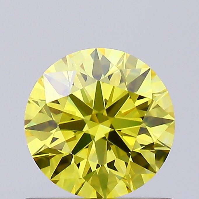 0.63 Carat Round Shaped, Ideal Cut, VVS2 Clarity, IGI Certified Lab Grown Diamond