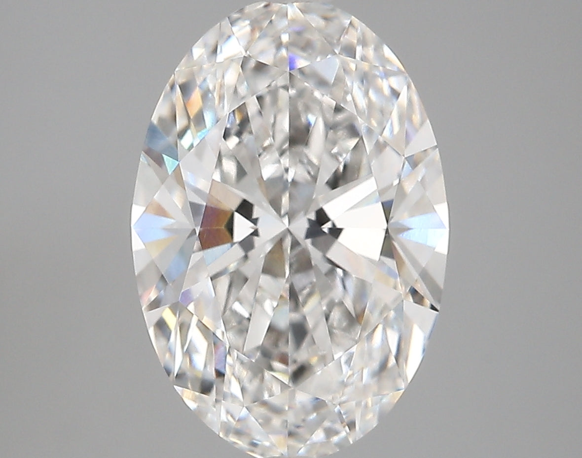 4.25 Carat Oval Shaped, Very Good Cut, E Color, VVS2 Clarity, IGI Certified Lab Grown Diamond