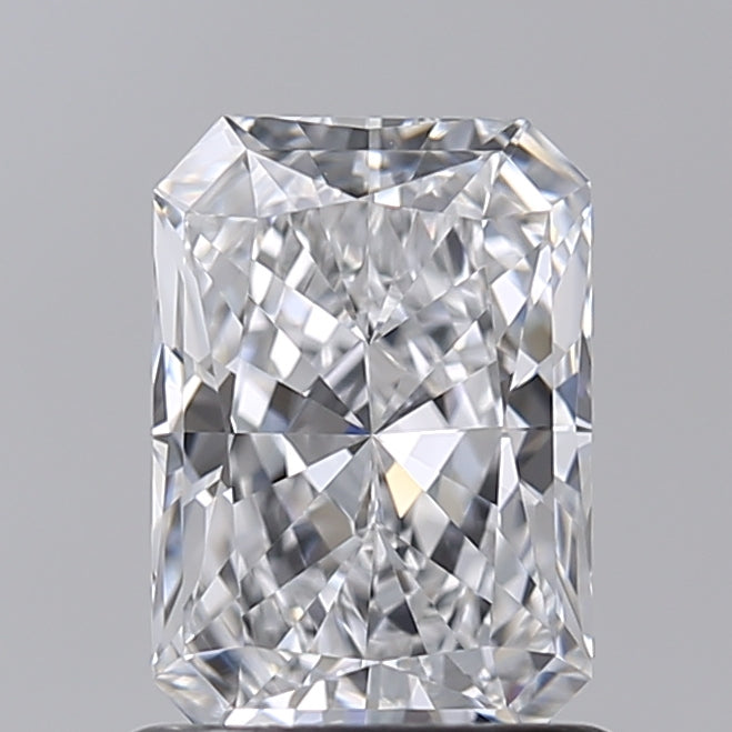 1.02 Carat Radiant Shaped, Ideal Cut, D Color, VVS2 Clarity, IGI Certified Lab Grown Diamond