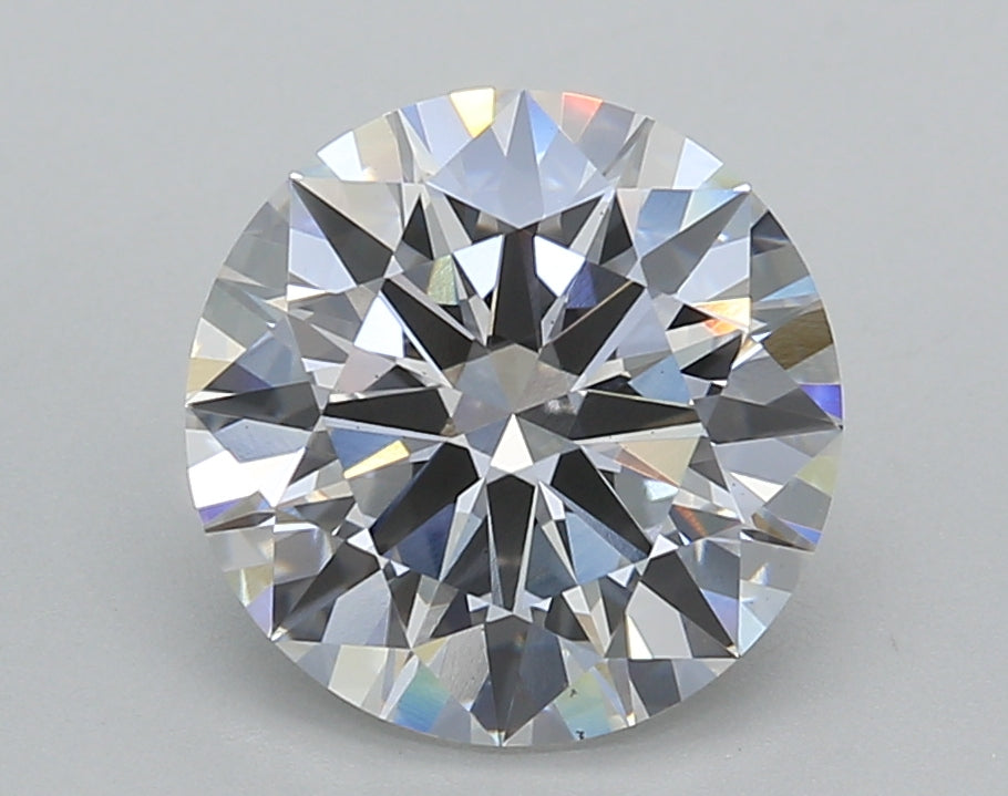 3.02 Carat Round Shaped, Excellent Cut, D Color, VS1 Clarity, IGI Certified Lab Grown Diamond