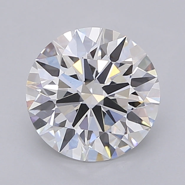 1.84 Carat Round Shaped, Ideal Cut, D Color, VS1 Clarity, IGI Certified Lab Grown Diamond