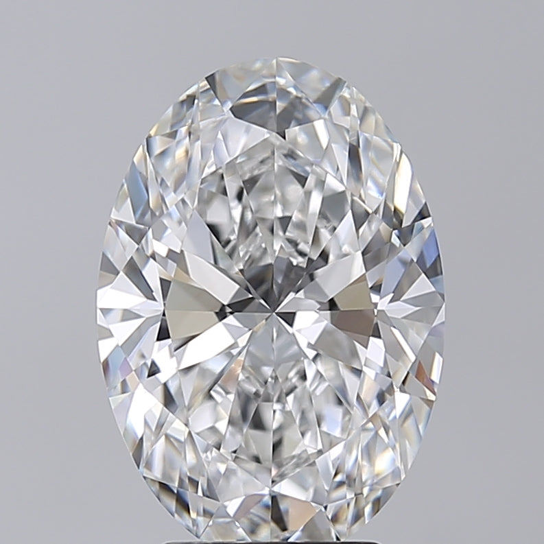 4.02 Carat Oval Shaped, Excellent Cut, E Color, VVS2 Clarity, IGI Certified Lab Grown Diamond