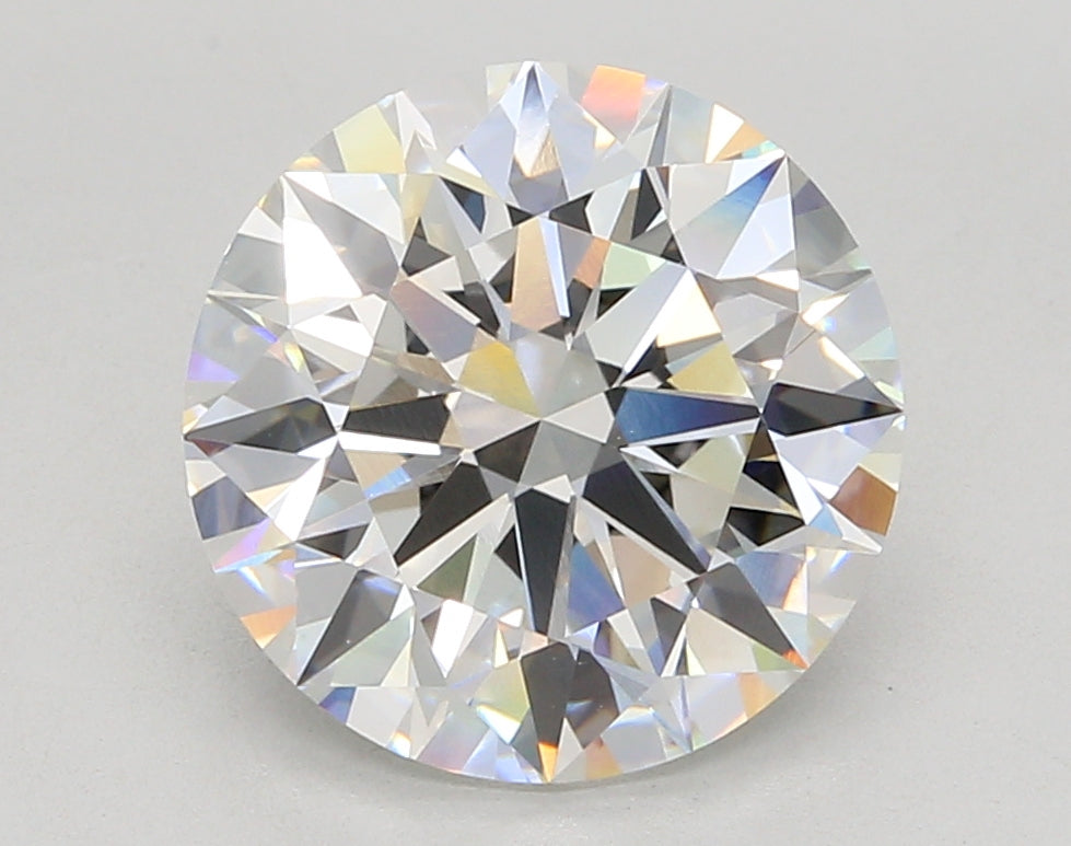 5.01 Carat Round Shaped, Ideal Cut, F Color, VS1 Clarity, IGI Certified Lab Grown Diamond