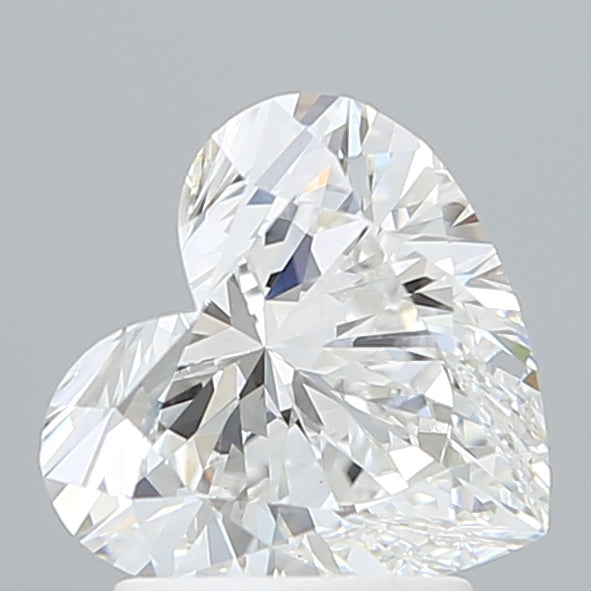 2.06 Carat Heart Shaped, Ideal Cut, D Color, VVS2 Clarity, IGI Certified Lab Grown Diamond