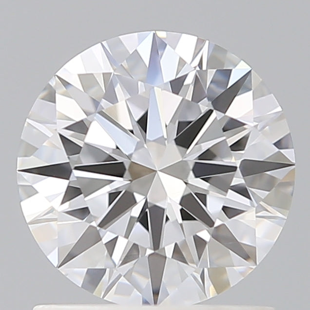 1.19 Carat Round Shaped, Ideal Cut, D Color, VVS2 Clarity, IGI Certified Lab Grown Diamond