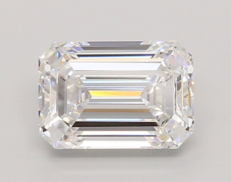 2.04 Carat Emerald Shaped, Ideal Cut, E Color, VVS1 Clarity, IGI Certified Lab Grown Diamond