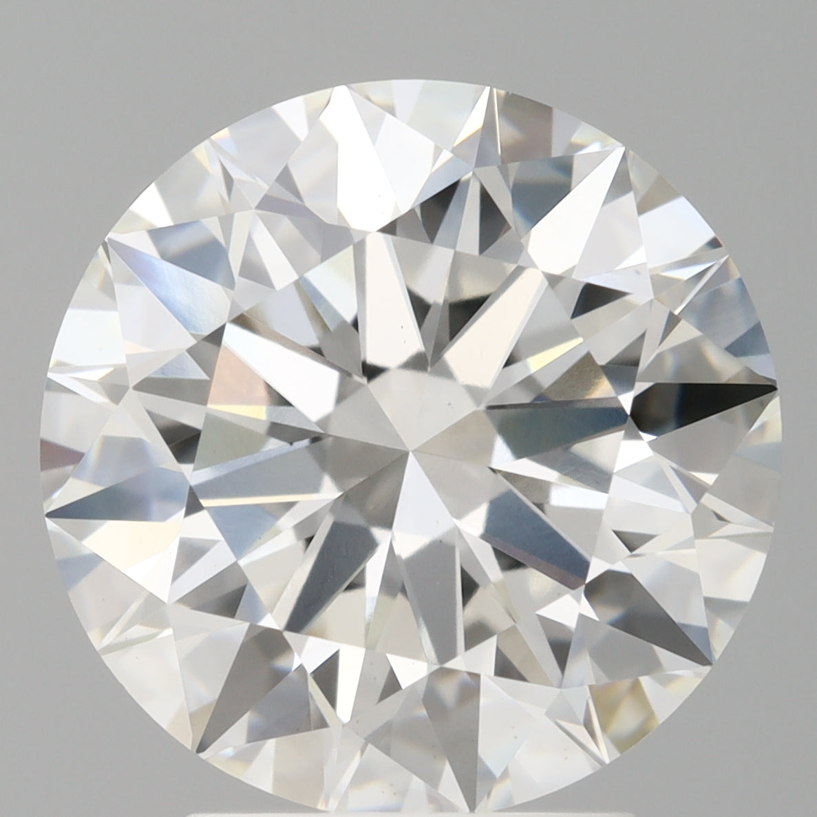 3.57 Carat Round Shaped, Ideal Cut, E Color, VVS2 Clarity, IGI Certified Lab Grown Diamond