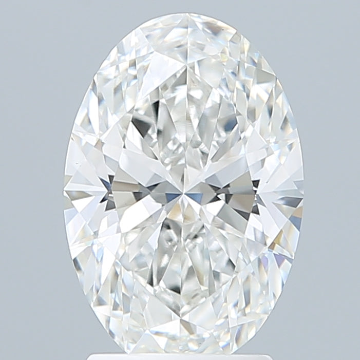 2.60 Carat Oval Shaped, Ideal Cut, F Color, VVS2 Clarity, IGI Certified Lab Grown Diamond