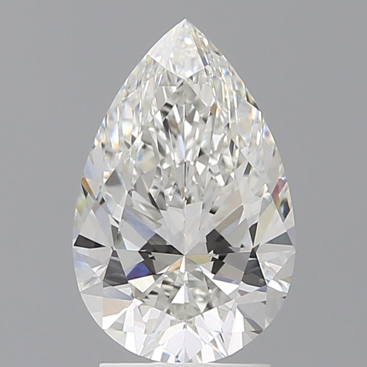 2.58 Carat Pear Shaped, Ideal Cut, E Color, VVS2 Clarity, IGI Certified Lab Grown Diamond