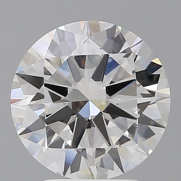 3.50 Carat Round Shaped, Excellent Cut, F Color, VS1 Clarity, IGI Certified Lab Grown Diamond