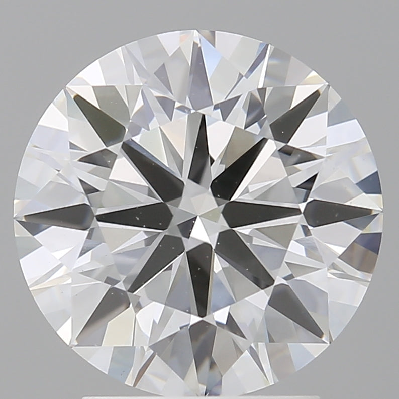 3.00 Carat Round Shaped, Excellent Cut, E Color, VVS2 Clarity, IGI Certified Lab Grown Diamond