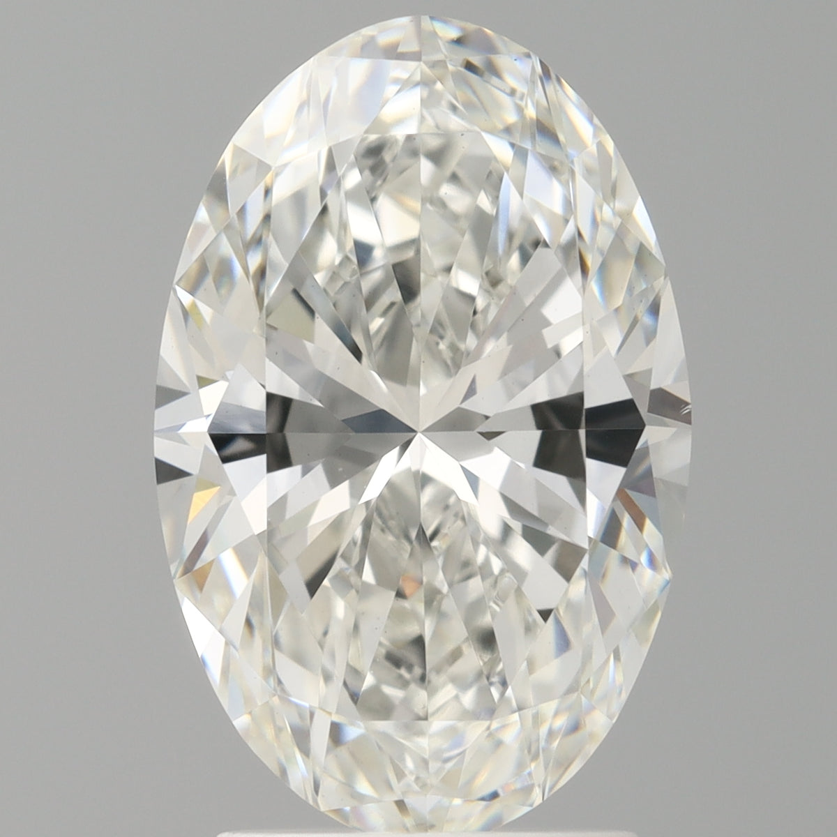 2.56 Carat Oval Shaped, Ideal Cut, F Color, VS1 Clarity, IGI Certified Lab Grown Diamond
