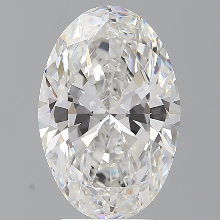 3.58 Carat Oval Shaped, Ideal Cut, E Color, VVS2 Clarity, IGI Certified Lab Grown Diamond
