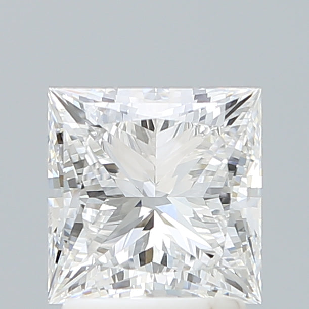 2.07 Carat Princess Shaped, Ideal Cut, D Color, VVS2 Clarity, IGI Certified Lab Grown Diamond