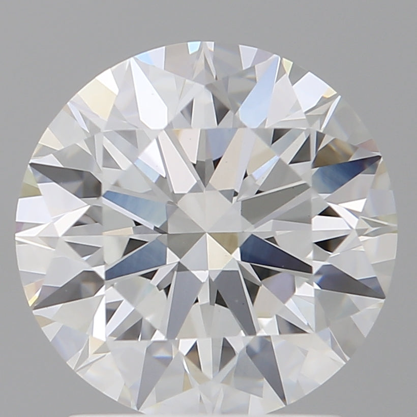 2.04 Carat Round Shaped, Ideal Cut, E Color, VVS2 Clarity, IGI Certified Lab Grown Diamond