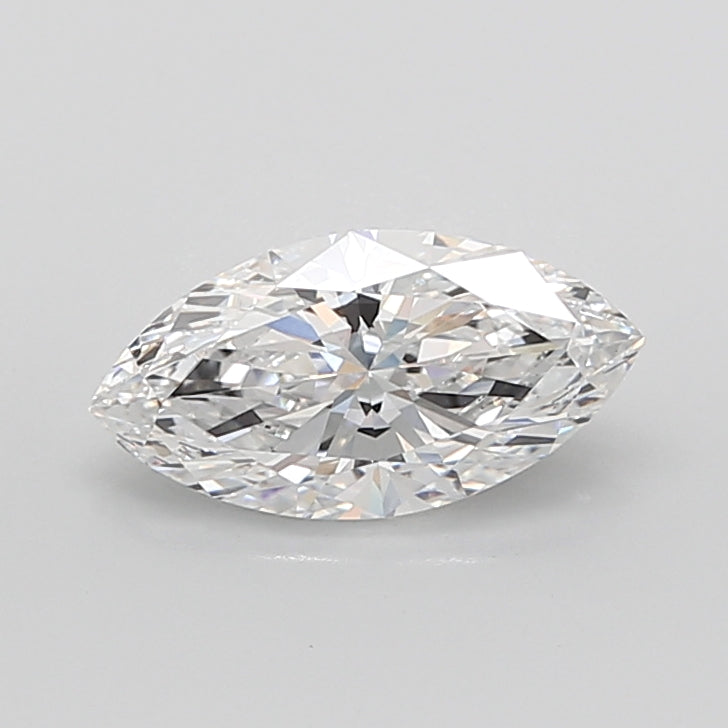 3.05 Carat Marquise Shaped, Ideal Cut, E Color, VVS2 Clarity, IGI Certified Lab Grown Diamond