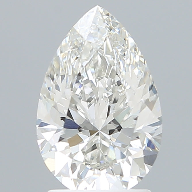 2.15 Carat Pear Shaped, Excellent Cut, F Color, VVS2 Clarity, IGI Certified Lab Grown Diamond