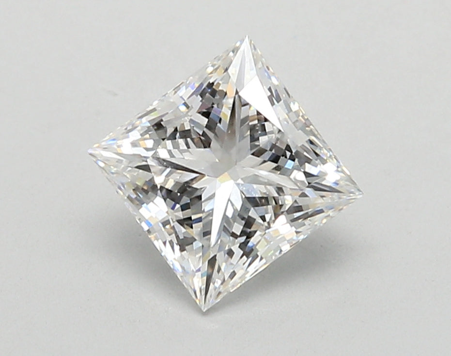 2.02 Carat Princess Shaped, Ideal Cut, E Color, VVS2 Clarity, IGI Certified Lab Grown Diamond