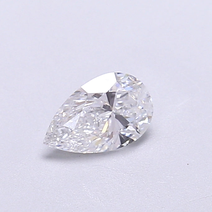 0.44 Carat Pear Shaped, Very Good Cut, D Color, VS1 Clarity, IGI Certified Lab Grown Diamond