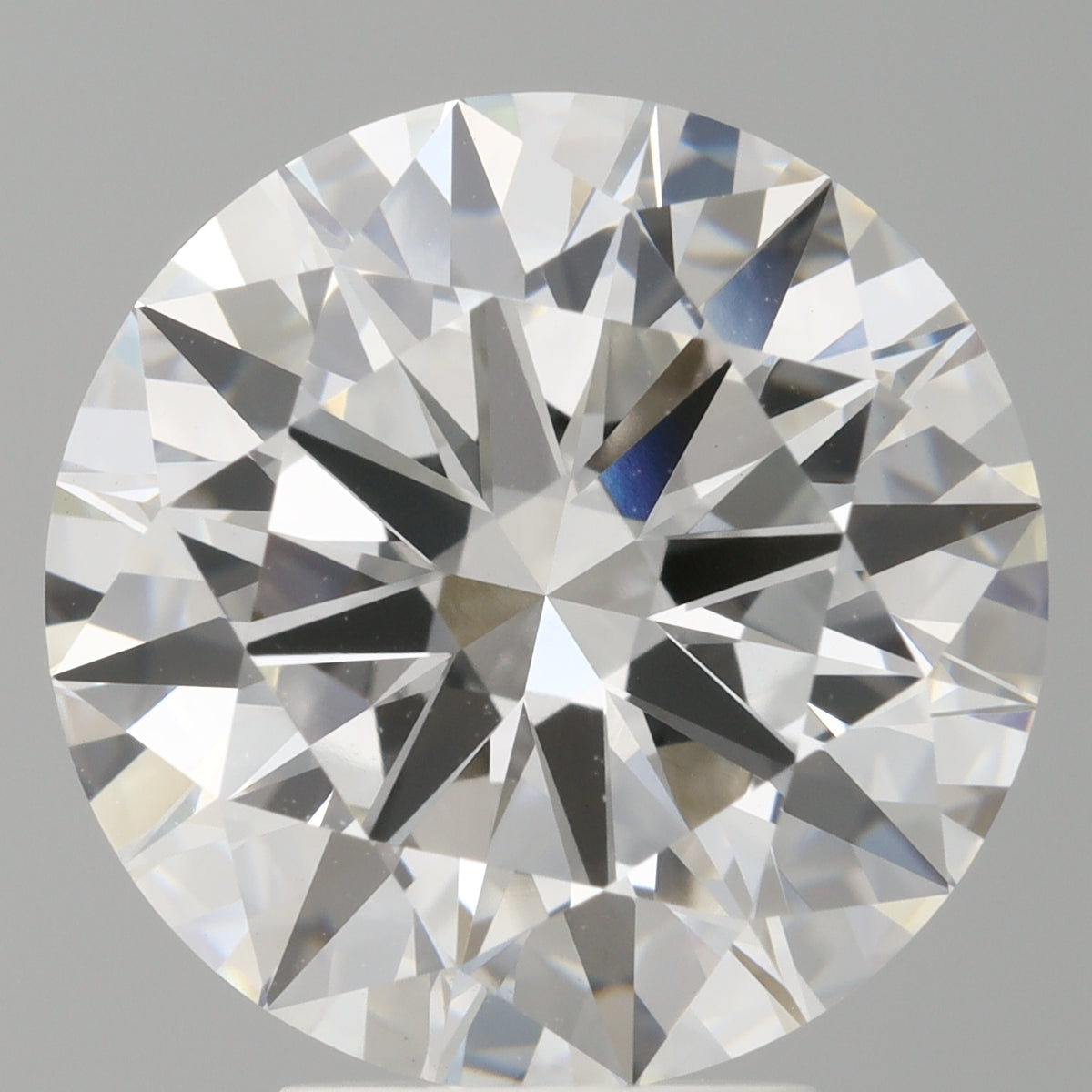 5.04 Carat Round Shaped, Ideal Cut, F Color, VVS2 Clarity, IGI Certified Lab Grown Diamond