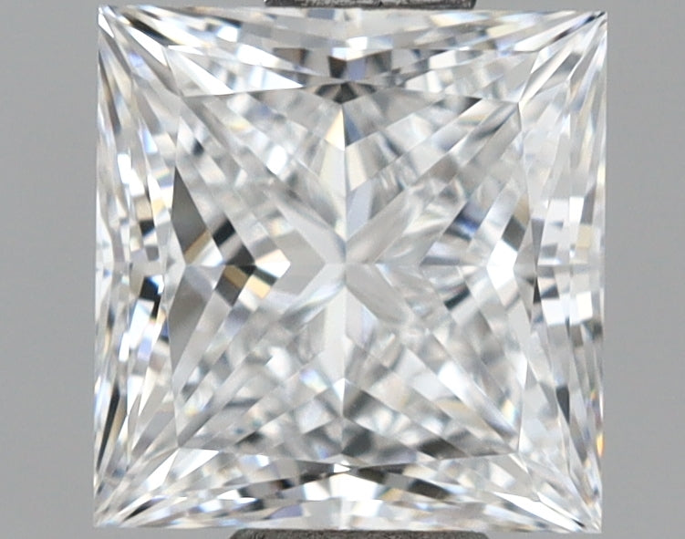 1.01 Carat Princess Shaped, Ideal Cut, D Color, VVS1 Clarity, IGI Certified Lab Grown Diamond