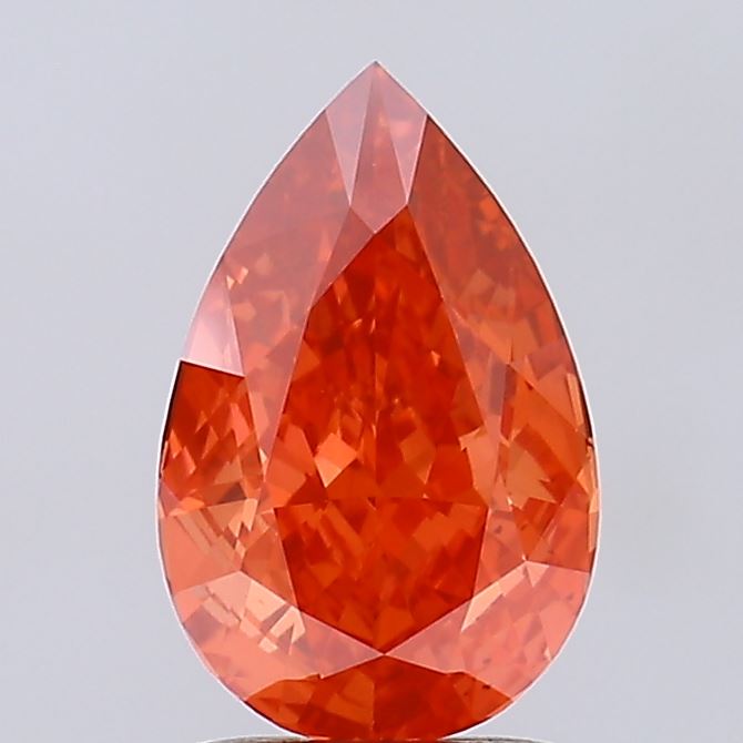 1.72 Carat Pear Shaped, Very Good Cut, VS1 Clarity, IGI Certified Lab Grown Diamond