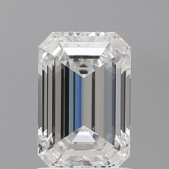 1.54 Carat Emerald Shaped, Ideal Cut, E Color, VVS2 Clarity, IGI Certified Lab Grown Diamond