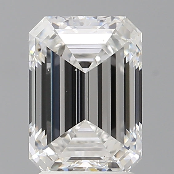 2.52 Carat Emerald Shaped, Ideal Cut, E Color, VS1 Clarity, IGI Certified Lab Grown Diamond