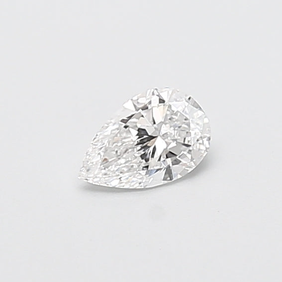 0.31 Carat Pear Shaped, Very Good Cut, D Color, VVS2 Clarity, IGI Certified Lab Grown Diamond