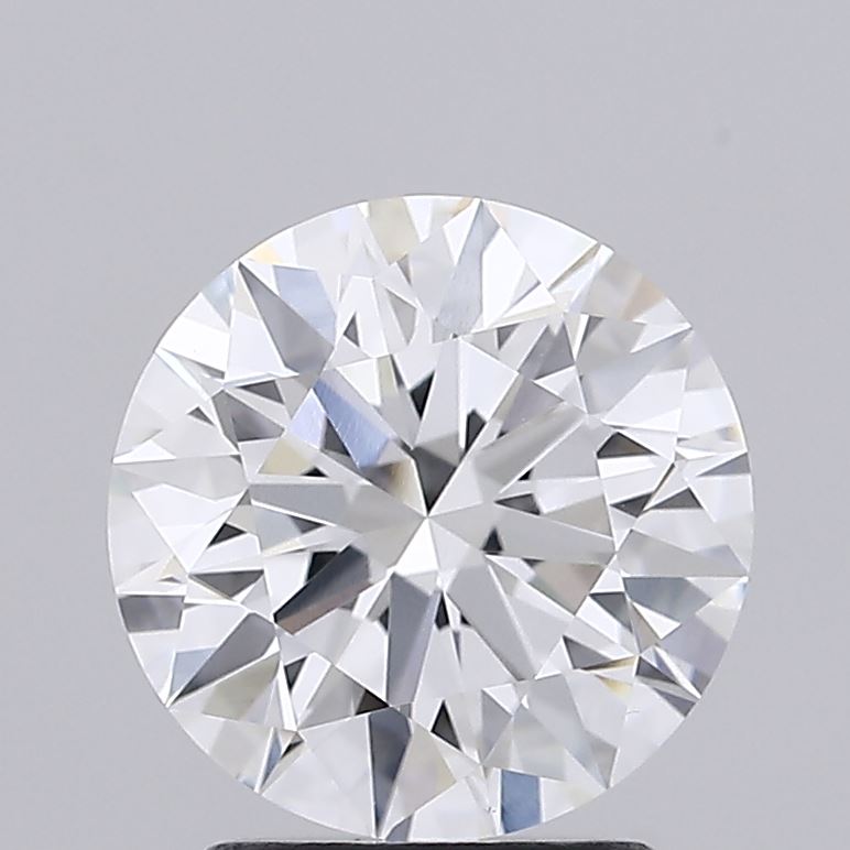 2.42 Carat Round Shaped, Ideal Cut, E Color, VVS2 Clarity, IGI Certified Lab Grown Diamond