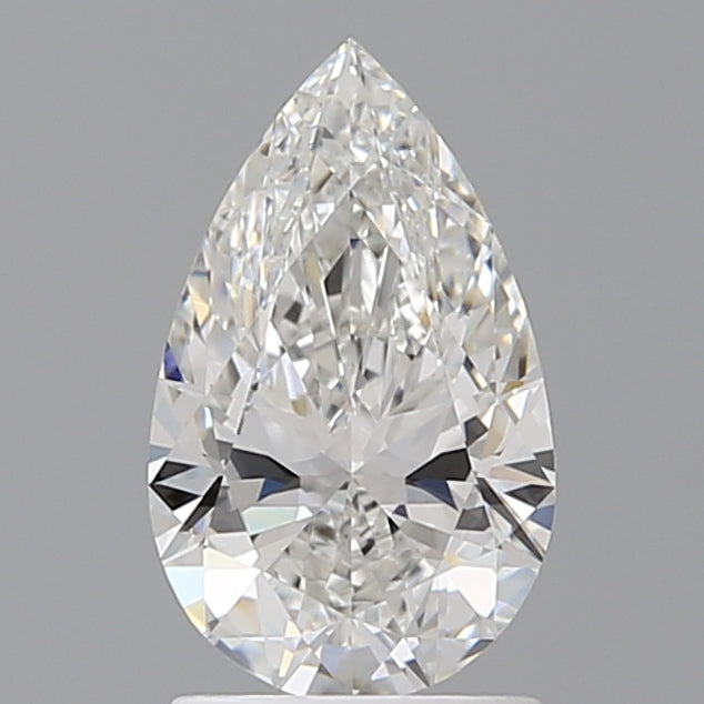 1.60 Carat Pear Shaped, Ideal Cut, F Color, VVS2 Clarity, IGI Certified Lab Grown Diamond