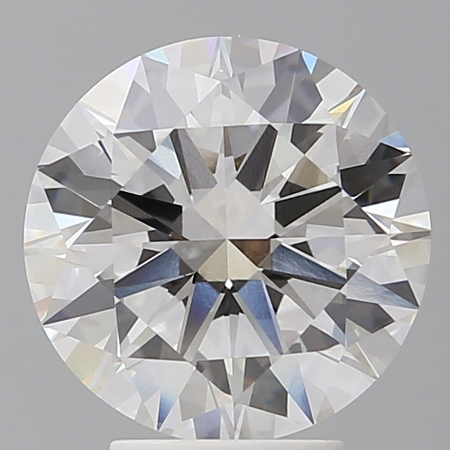 4.04 Carat Round Shaped, Excellent Cut, F Color, VVS2 Clarity, IGI Certified Lab Grown Diamond