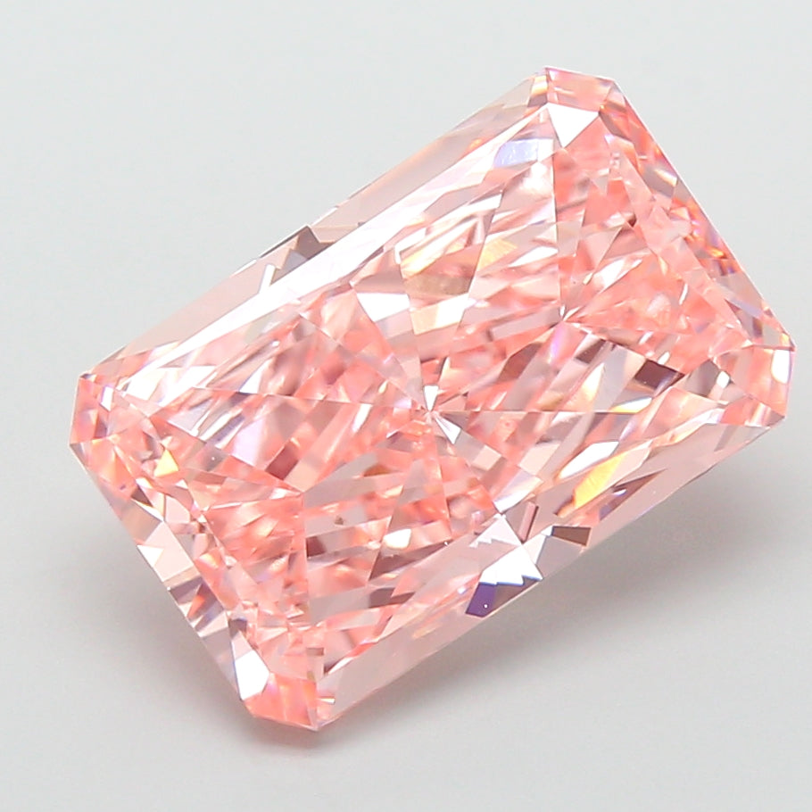 5.12 Carat Radiant Shaped, Very Good Cut, VVS2 Clarity, IGI Certified Lab Grown Diamond