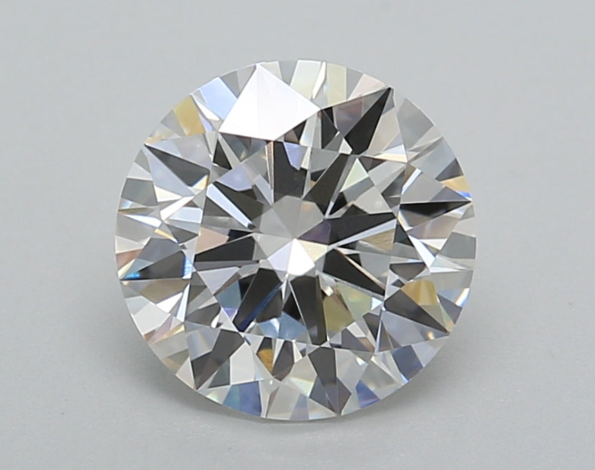 2.02 Carat Round Shaped, Ideal Cut, F Color, VVS2 Clarity, IGI Certified Lab Grown Diamond