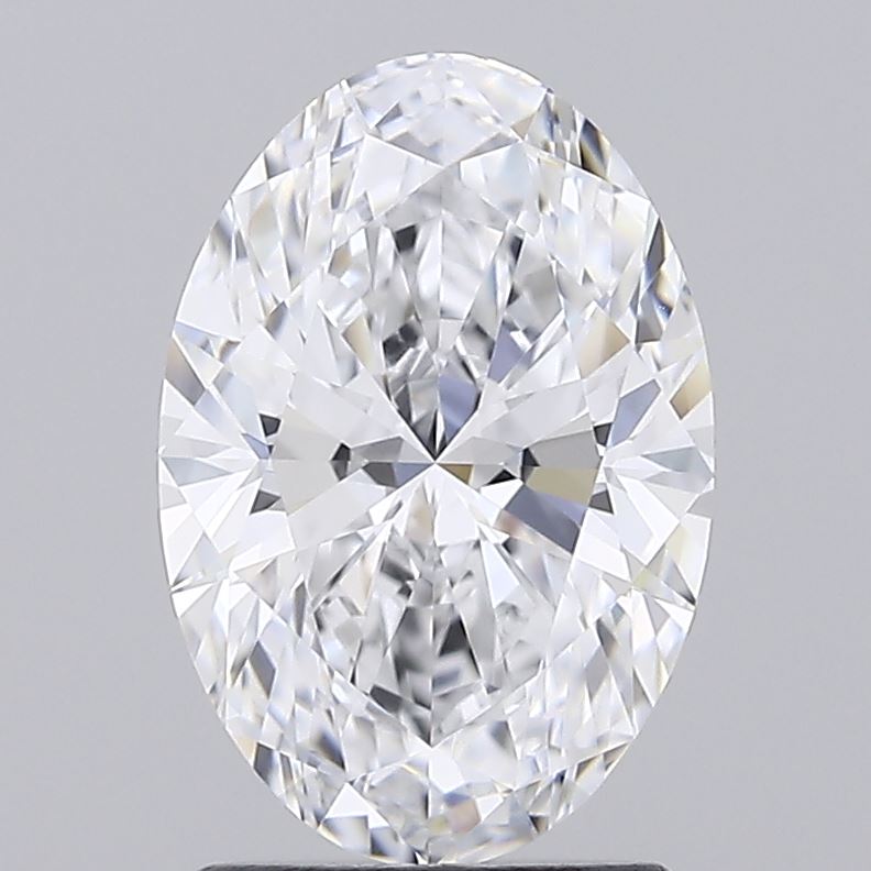 2.05 Carat Oval Shaped, Ideal Cut, D Color, IF Clarity, IGI Certified Lab Grown Diamond