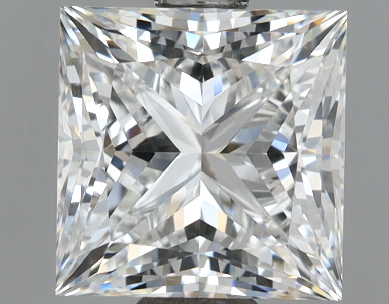 2.08 Carat Princess Shaped, Ideal Cut, D Color, VS1 Clarity, IGI Certified Lab Grown Diamond