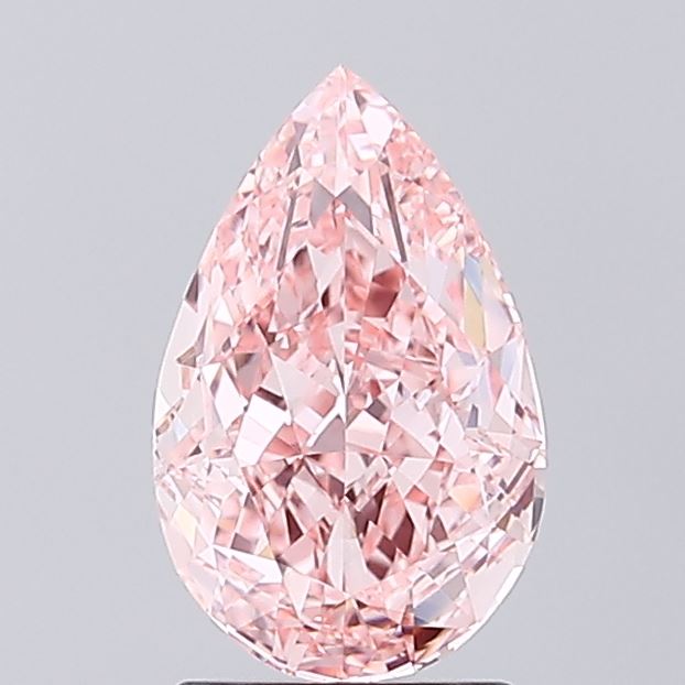 2.00 Carat Pear Shaped, Excellent Cut, VVS2 Clarity, IGI Certified Lab Grown Diamond