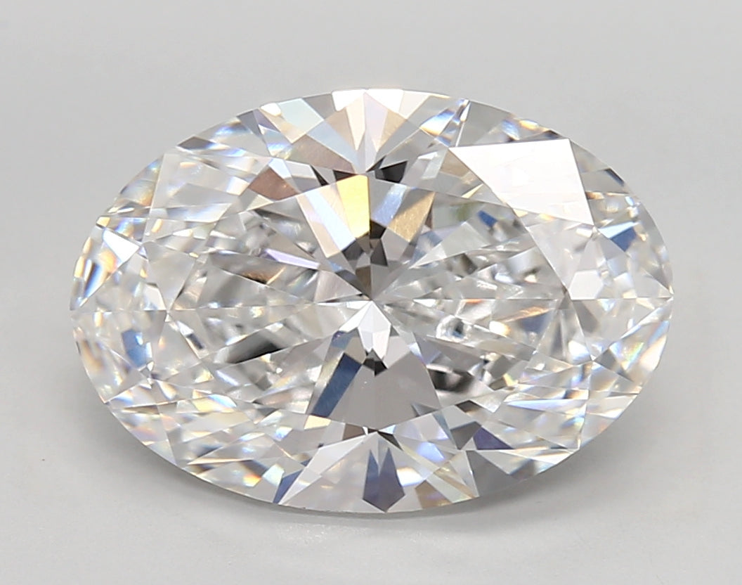 5.01 Carat Oval Shaped, Very Good Cut, D Color, VVS1 Clarity, IGI Certified Lab Grown Diamond