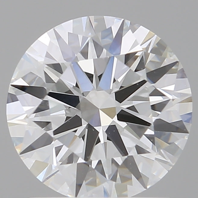 1.51 Carat Round Shaped, Ideal Cut, D Color, VVS2 Clarity, IGI Certified Lab Grown Diamond
