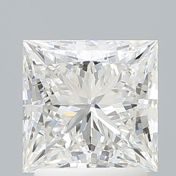 2.09 Carat Princess Shaped, Ideal Cut, E Color, VVS2 Clarity, IGI Certified Lab Grown Diamond