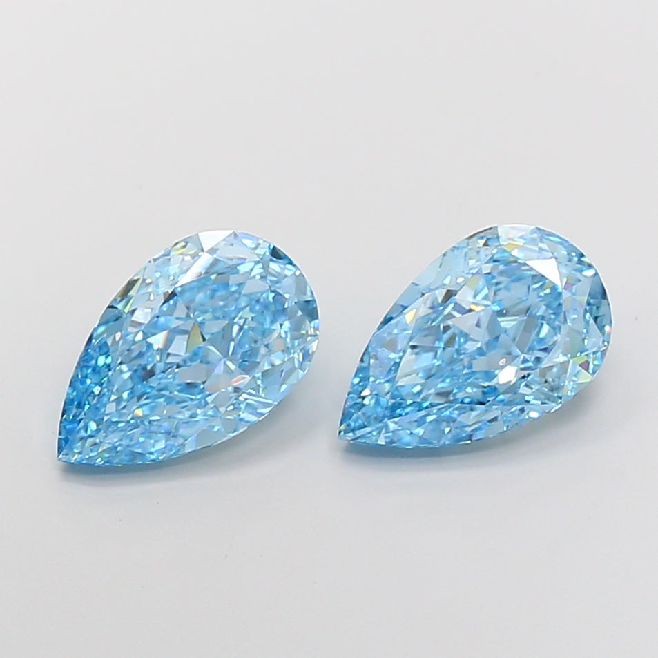 4.03 Carat Pear Shaped, Ideal Cut, VS1 Clarity, IGI Certified Lab Grown Diamond